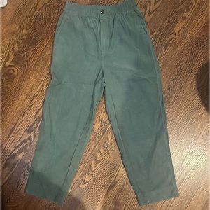 Madewell light weight Courderoy pull-on pants with button